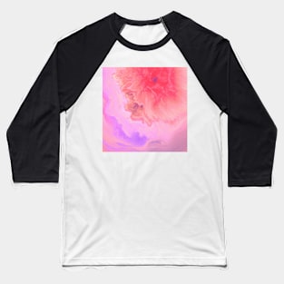 Abstract pink flowers art Baseball T-Shirt